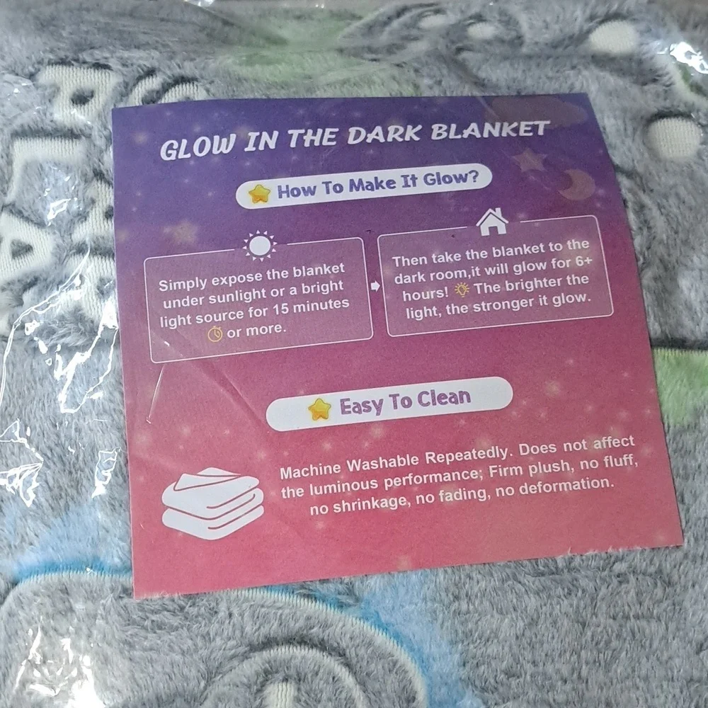 Glow in the Dark Blanket Gamer Design